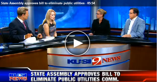 Aguirre and Severson discuss eliminating CPUC on KUSI April 26, 2016